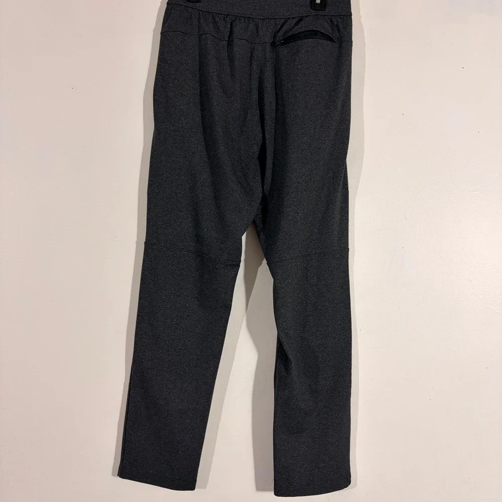 Lululemon Athletic Pants Mens M Charcoal Gray Heather Excellent ABC Straight Leg